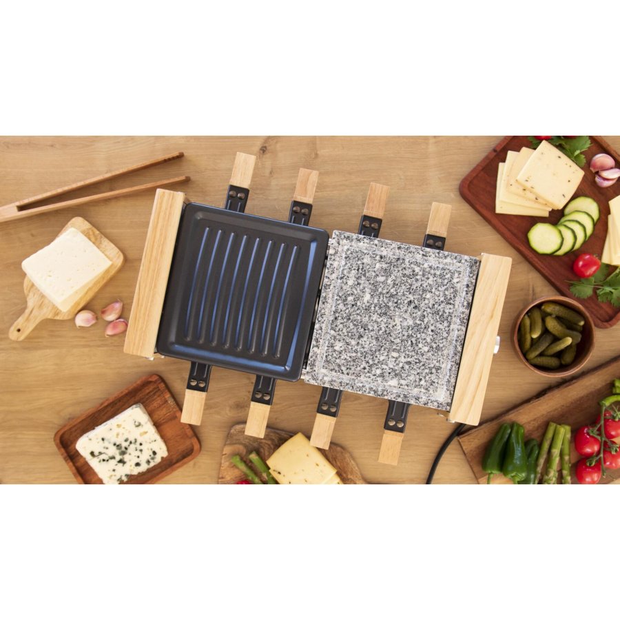 CECOTEC Cheese&Grill 8400 Wood Mixgrill Raclette #3