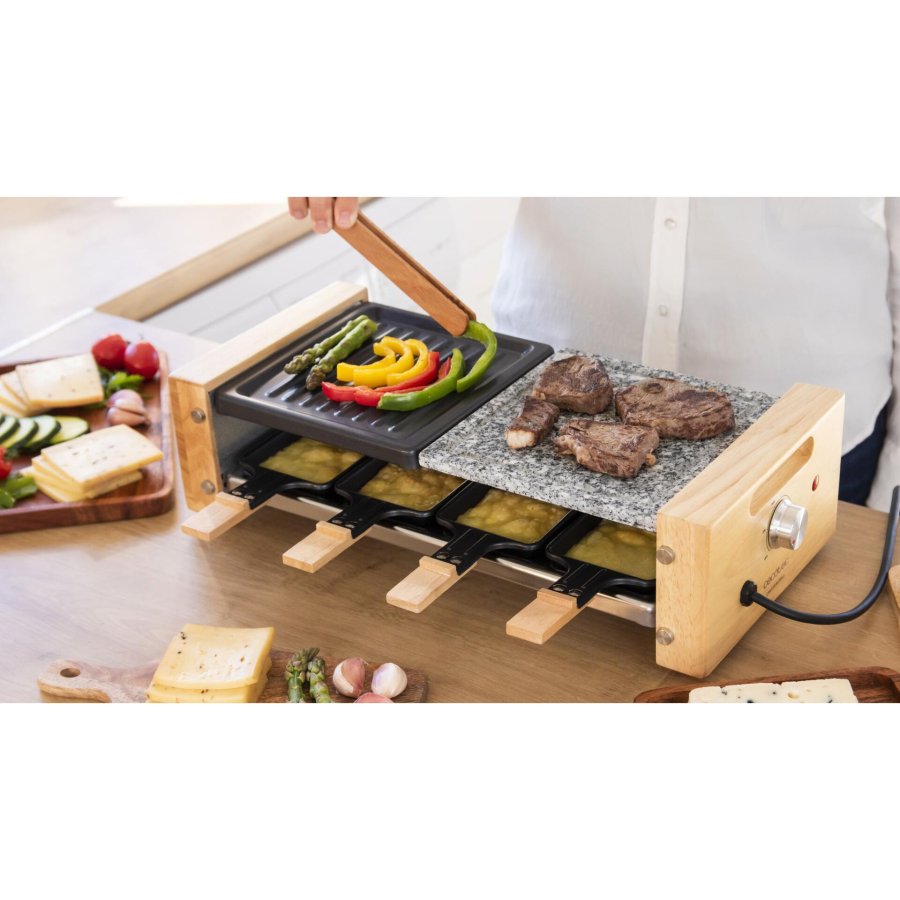 CECOTEC Cheese&Grill 8400 Wood Mixgrill Raclette #5