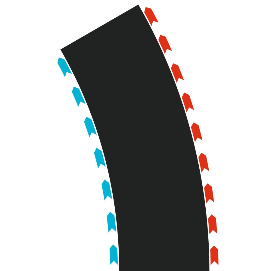 Carrera Hybrid Curves Radius 2 30° (2x L, 2x R) #2
