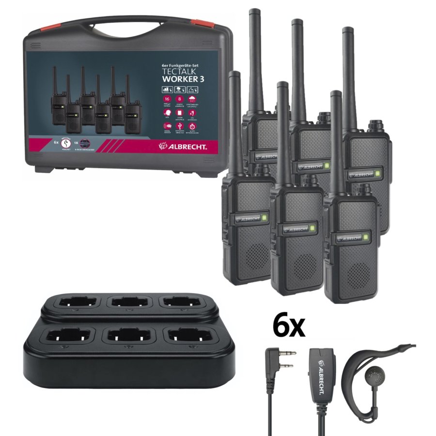 Albrecht Tectalk Worker 3 Koffer 6er Kofferset Handwerk #1