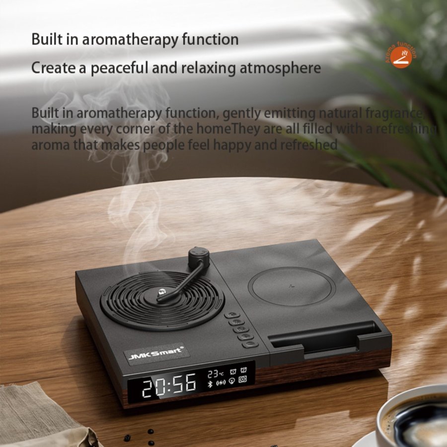 KIENZLE Alarm Clock wireless charging station BT Speaker #13