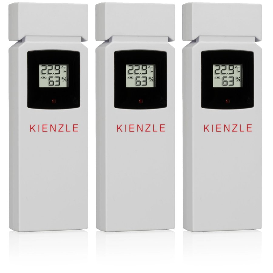 KIENZLE Radio DCF Weather Station with 3 outdoor sensors #8