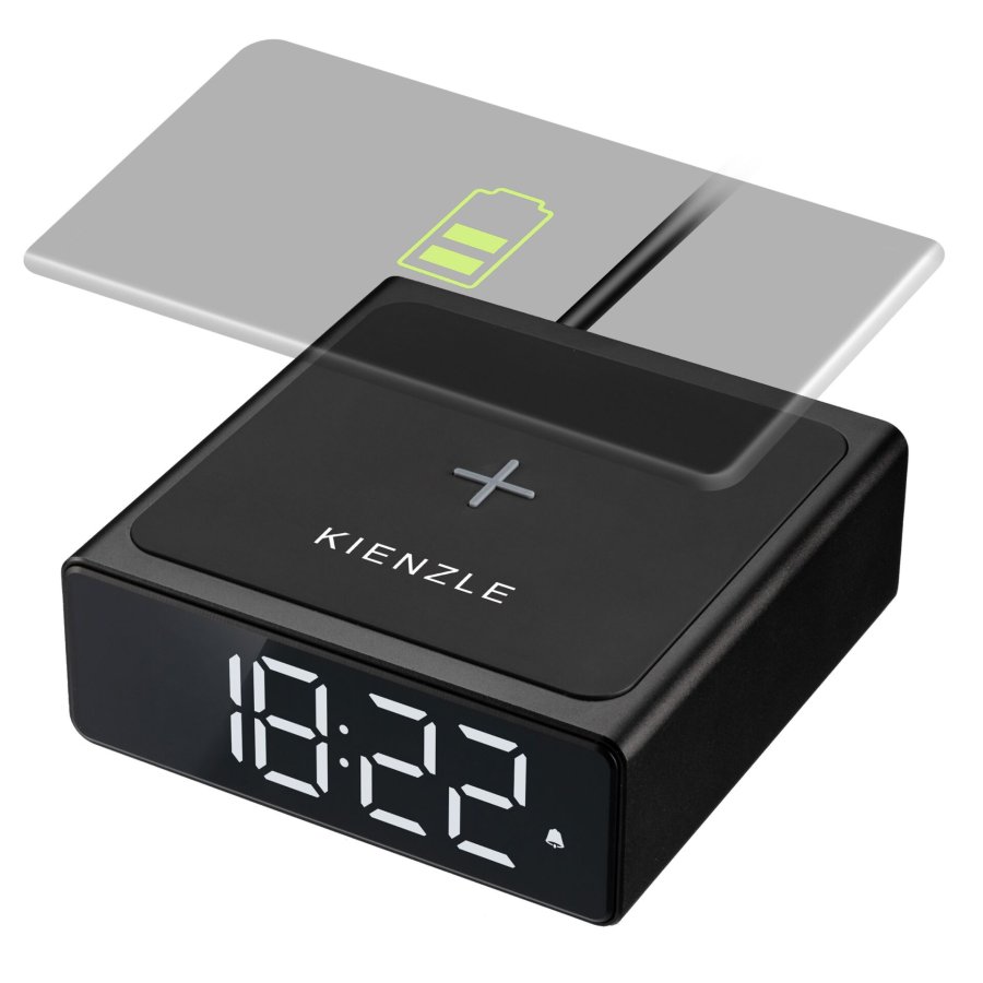 KIENZLE Digital Alarm Clock with wireless charging station #5