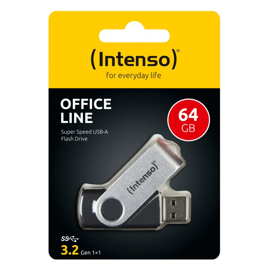 Intenso Office Line         64GB USB Stick 3.2  silber-schwarz #3
