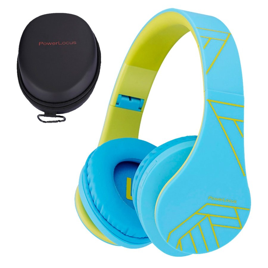 PowerLocus P2 Kids Headphones blue/green #1
