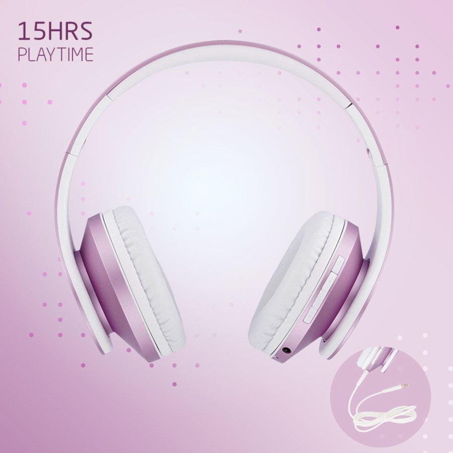 PowerLocus P2 Kids Headphones purple/white #2