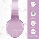 PowerLocus P2 Kids Headphones purple/white #4