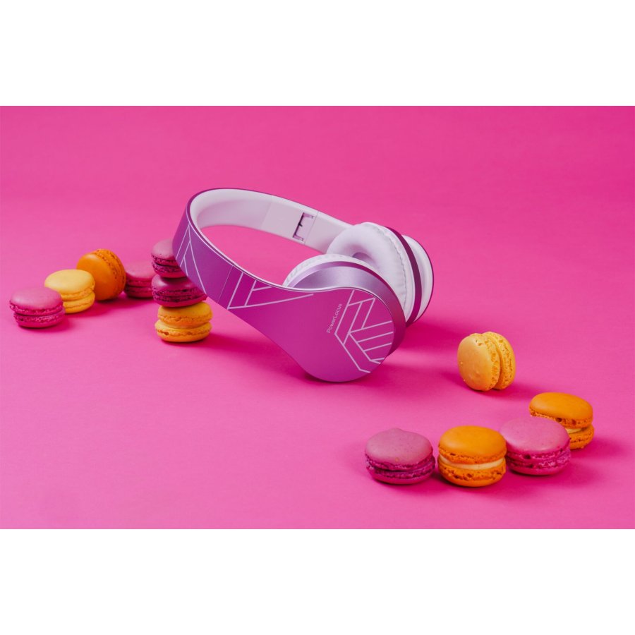 PowerLocus P2 Kids Headphones purple/white #9