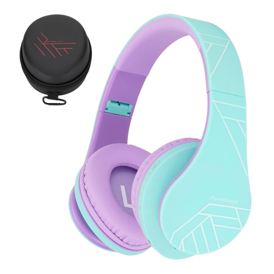 PowerLocus P2 Kids Headphones turquoise/purple #1