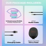 PowerLocus P2 Kids Headphones turquoise/purple #7