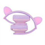 PowerLocus P2 Kids Headphones purple/pink with Ears #4