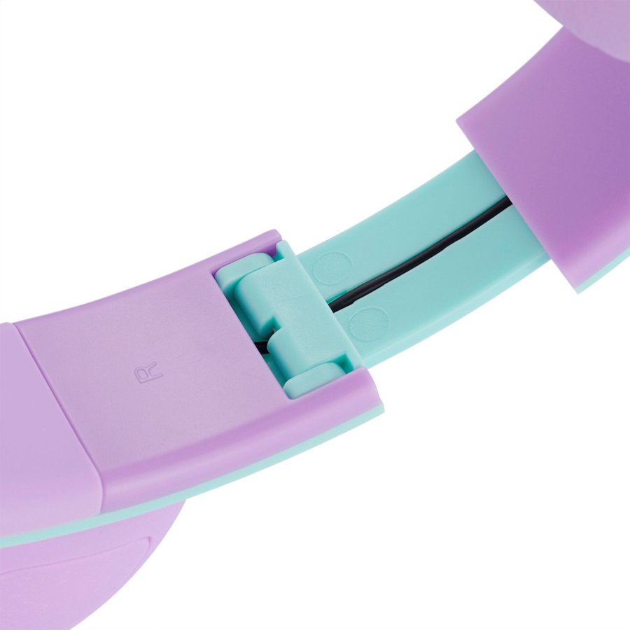 PowerLocus P2 Kids Headphones purple/turquoise with Ears #6