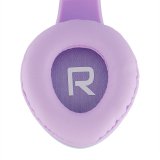 PowerLocus P2 Kids Headphones purple/turquoise with Ears #7