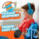 PowerLocus P2 Kids Headphones blue/orange #8