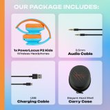 PowerLocus P2 Kids Headphones blue/orange #10