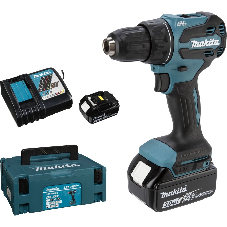 Makita  DDF490RFJ Akku-Bohrschrauber 18V #1