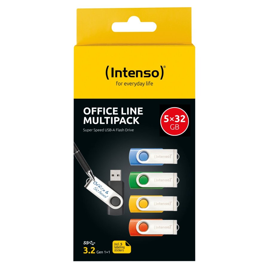 Intenso Office Line         32GB USB Stick 3.2  Multipack x5 bunt #3