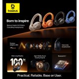 Baseus Inspire XH1 Wireless Noise Cancel Headphones White #5