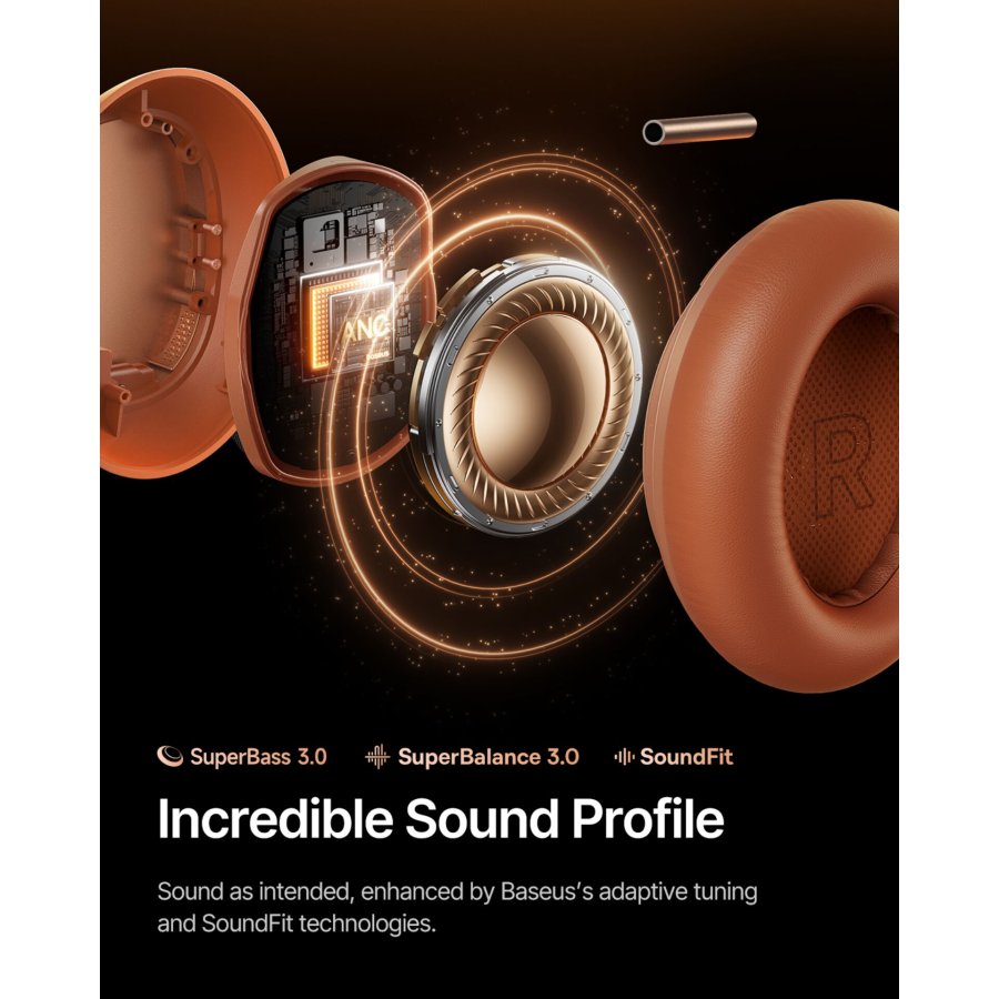Baseus Inspire XH1 Wireless Noise Cancel Headphones Coral #7