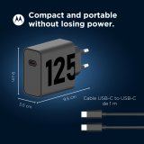 Motorola TurboPower 125W Charger USB-PD 3.0 GaNFast + USB-C Kabel #6