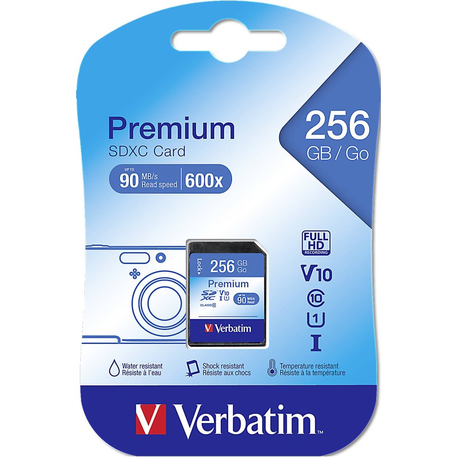 Verbatim SDXC Card 256GB Class 10 #1