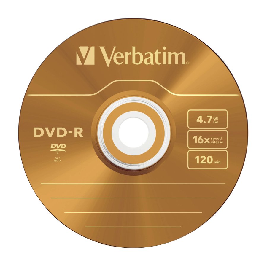 1x5 Verbatim DVD-R 4,7GB Colour 16x Speed, Slim Case #4