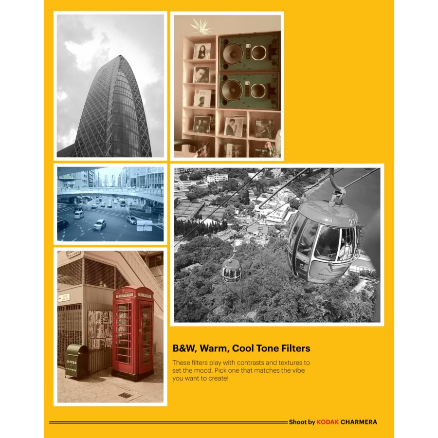 Kodak Charmera farblich sortiert #3