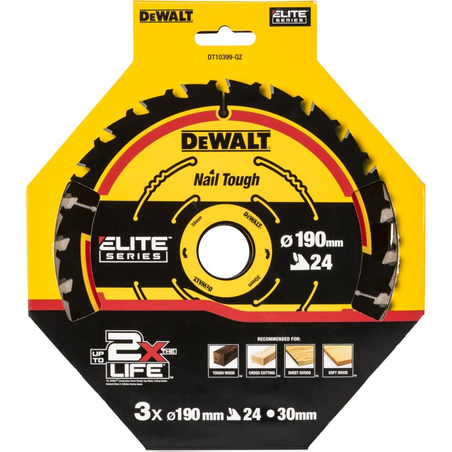 DeWalt DT10399-QZ Kreissägeblatt 190x30mm #1