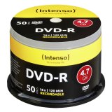 1x50 Intenso DVD-R 4,7GB 16x Speed, Cakebox #1