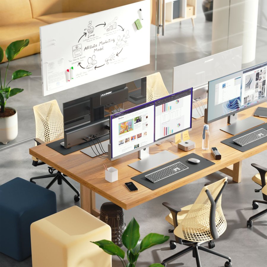 Alogic EDGE 40  LCD 5K Monitor with 90W PD Silver #7