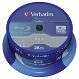 1x25 Verbatim BD-R Blu-Ray 25GB 6x Speed Datalife No-ID Cakebox #1