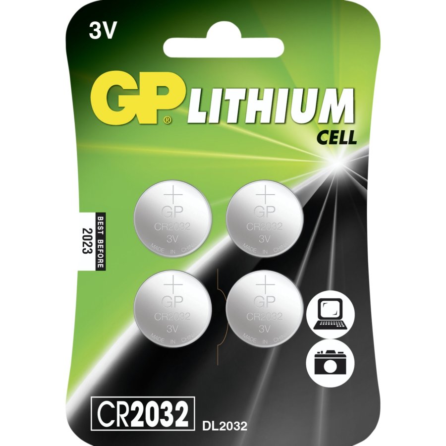 1x4 GP CR 2032 Lithium 3V #1