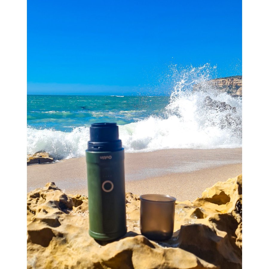 OutIn Nano Espressomaschine Grün Travel Kit #17