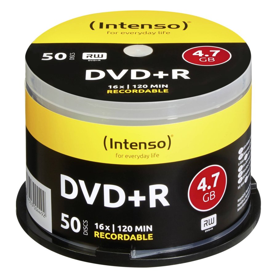 1x50 Intenso DVD+R 4,7GB 16x Speed, Cakebox #1