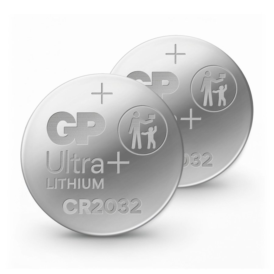 1x2 GP CR 2032 Lithium 3V Knopfzellen 3 Volt #1