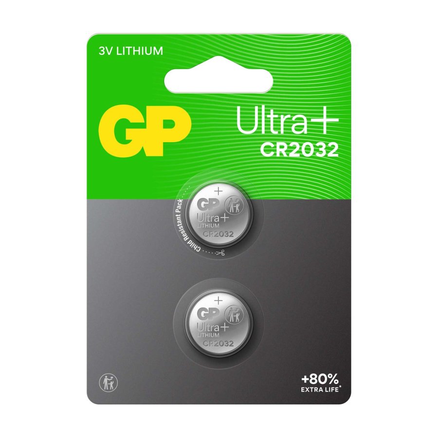 1x2 GP CR 2032 Lithium 3V Knopfzellen 3 Volt #3
