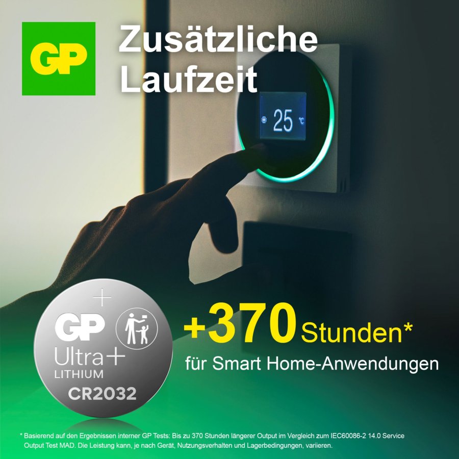 1x2 GP CR 2032 Lithium 3V Knopfzellen 3 Volt #6