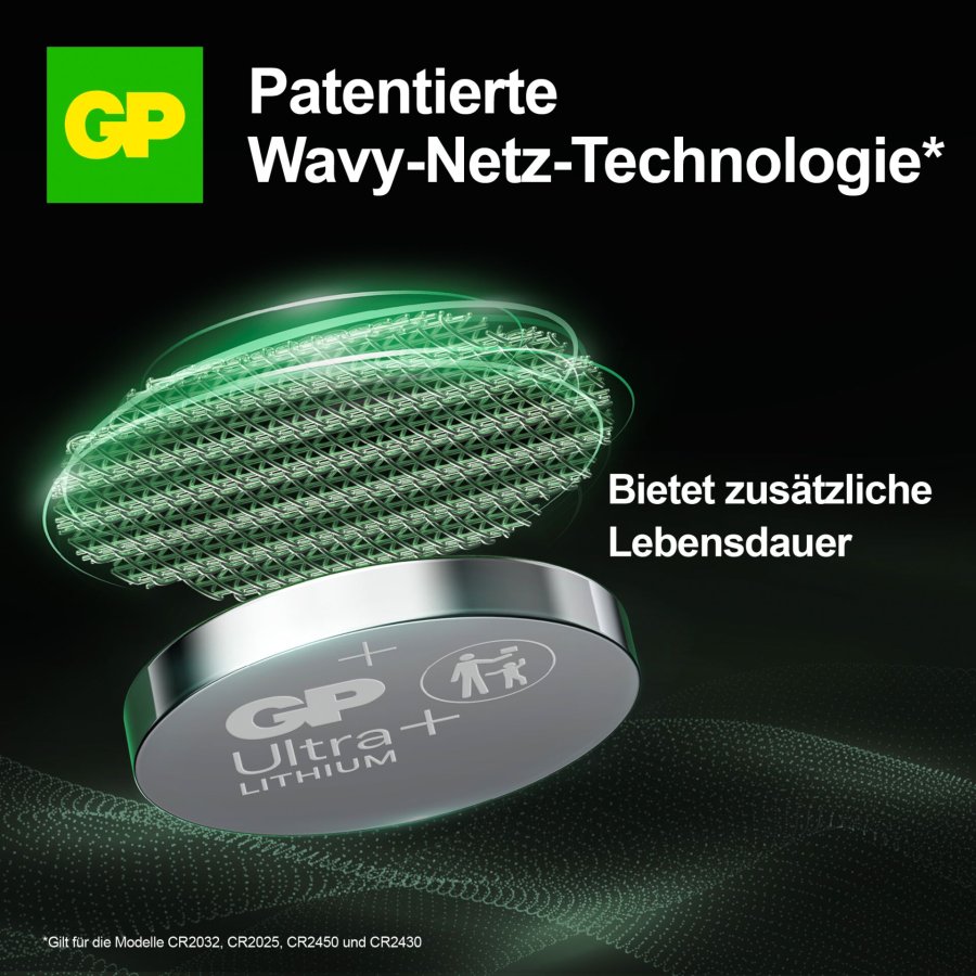 1x2 GP CR 2032 Lithium 3V Knopfzellen 3 Volt #8