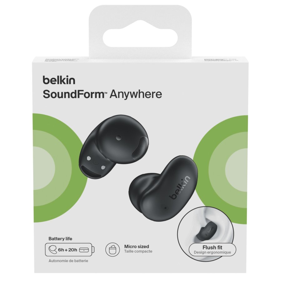 Belkin SoundForm Anywhere True Wireless In-Ear, sw. AUC014hqBK #8