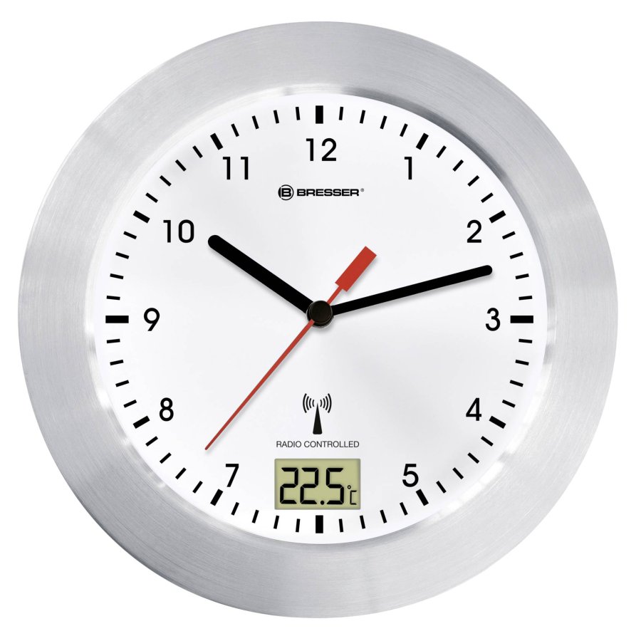 Bresser MyTime Bath white radio controlled Bathroom Clock #1