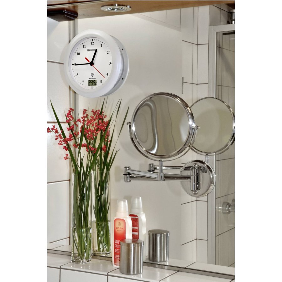 Bresser MyTime Bath white radio controlled Bathroom Clock #2