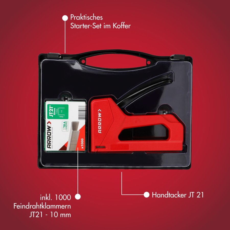 Arrow JT21 PK Staple Gun Tacker #5