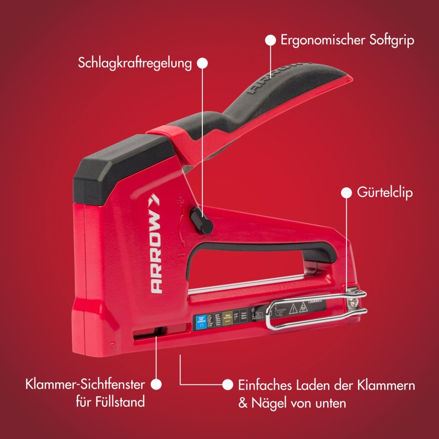 Arrow T50 RED2 Staple Gun Tacker #4