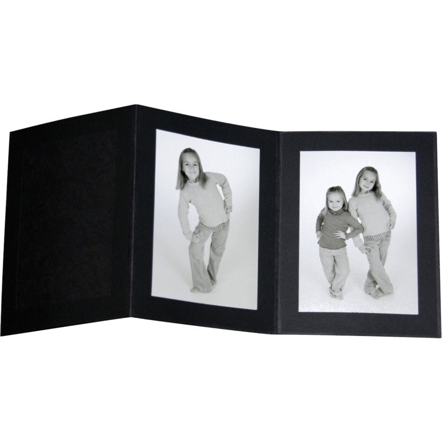 1x125 Daiber Passepartouts 13x18 endless,black deckle edged paper #1