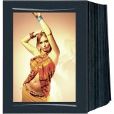 1x125 Daiber Passepartout 13x18 endless, linen, black #1