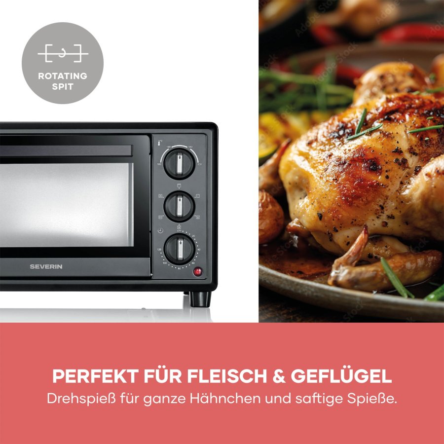 Severin TO 2079 Back-und Toastofen m.Drehspieß #13