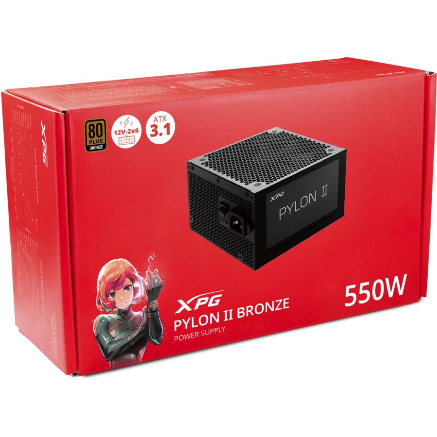 ADATA XPG Pylon II PSU 550W 80 PLUS Bronze schwarz #36