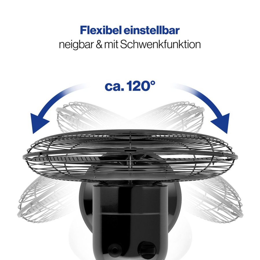 ProfiCare PC-VL 3063 M  30 cm Metal Tisch-Ventilator black #2