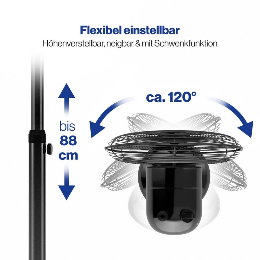 ProfiCare PC-VL 3064 MS 40 cm Metall Stand-Ventilator  schwarz #4