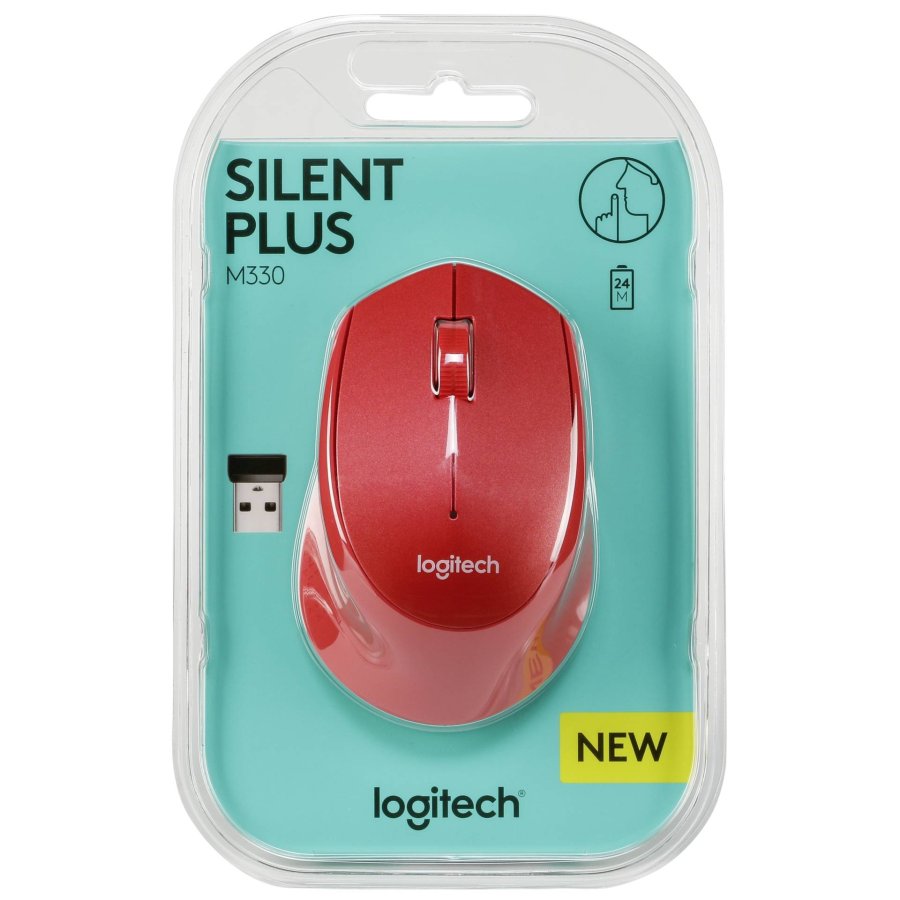 M330 Silent Plus Wireless mouse - Red #1